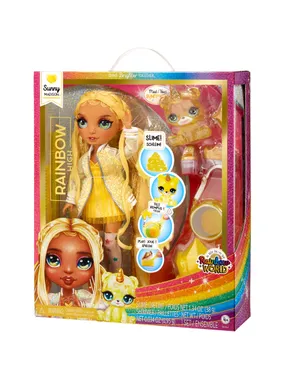 Classic Rainbow High Fashion Doll - Sunny, doll