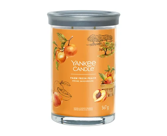 Aromatic candle Signature tumbler large Farm Fresh Peach 567 g