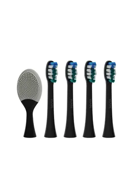 Lovio LVTB124BK-HS SonicProtect PRO Toothbrush Heads Soft Black
