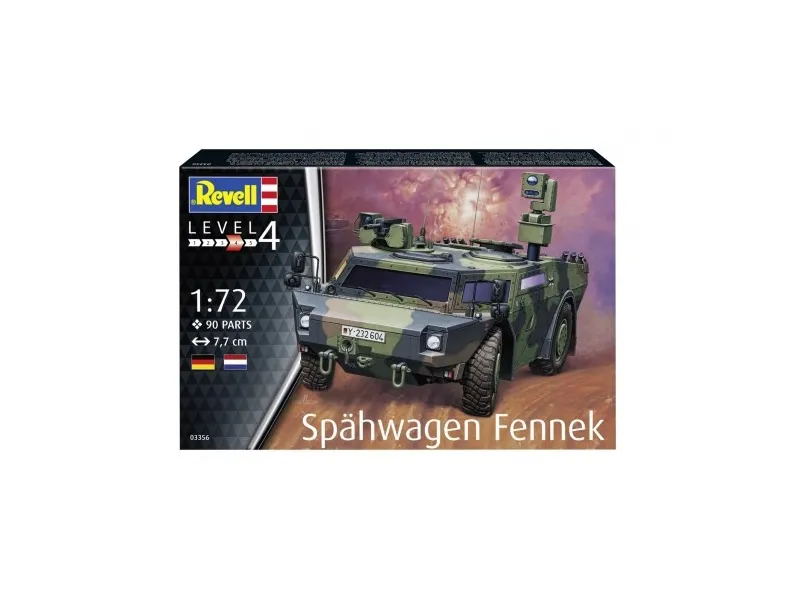 Plastic model Spahwagen Fennek 1/72