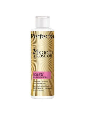 24K Gold & Rose Oil luxurious make-up removal milk 200ml