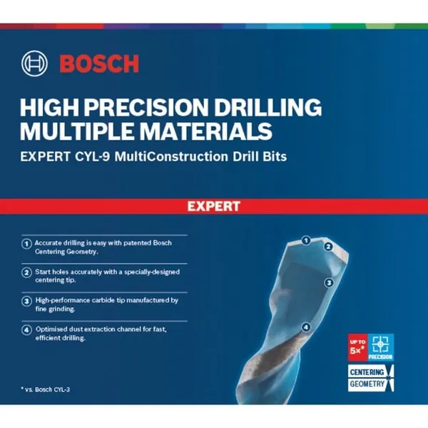 Expert CYL-9 MultiConstruction drill, Ø 10mm