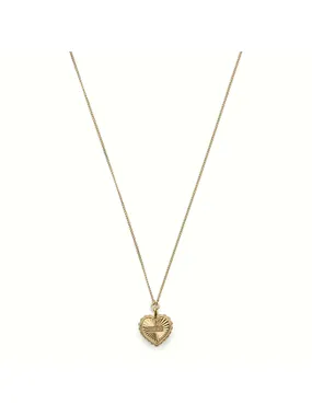 Romantic Gold Plated Heart Necklace Fashion LJ2217