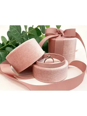 Pink Ribbon Ring Gift Box LTR-3/P/A5
