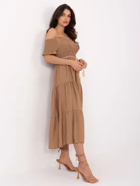 Women's Camel Spanish dress