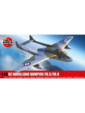Plastic model De Havilland Vampire FB.5/FB.9 1/48