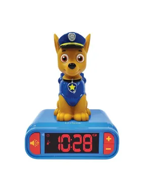 Digital alarm clock with a Chase 3D nightlight Lexibook