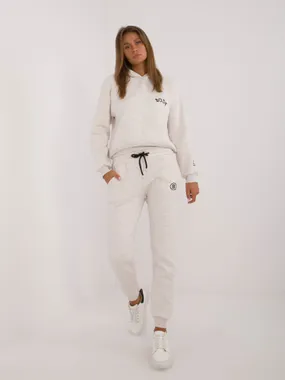 Women's beige tracksuit set