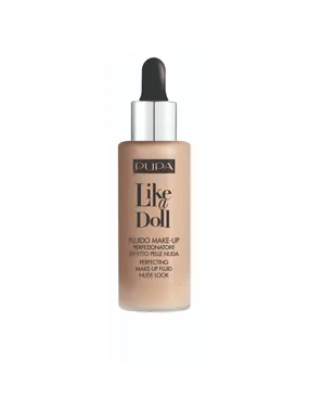 Pupa, Like A Doll, Liquid Foundation, 020, Light Beige, 30 ml