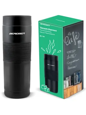 Vacuum thermos 590 ml BD-784 black