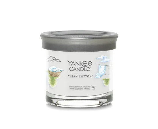 Aromatic candle Signature tumbler small Clean Cotton 122 g