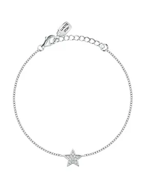 Silver bracelet Star with zircons Silver LPS05AWV22