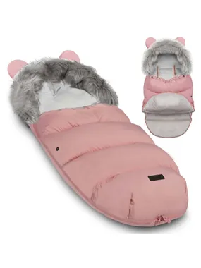 Sleeping bag for a trolley, sled Elmi Ricokids - pink