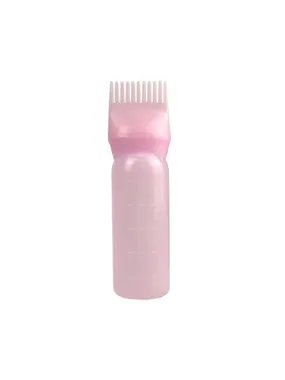 Pink lotion applicator with comb