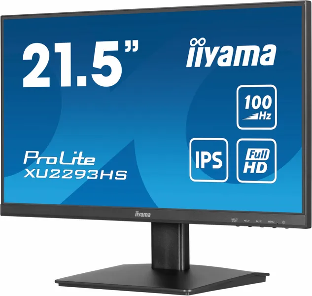 iiyama ProLite XU2293HS-B6 datora monitors 54,6 cm (21,5") 1920 x 1080 pikseļi Full HD LED melns