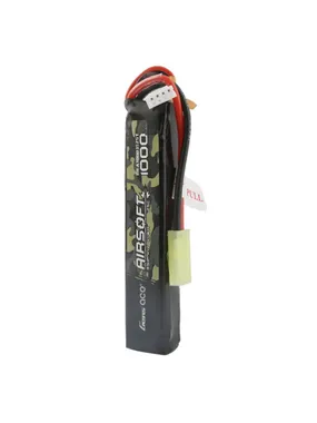 Gens ace 25C 1000mAh 3S1P 11.1V Airsoft Gun Lipo Battery with mini Tamiya Plug