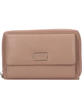 Women's leather crossbody bag BLC/5425 TAUPE