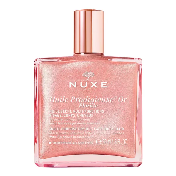 Nuxe, Huile Prodigieuse Or Florale, Moisturizing, Body Oil, For Body, Face & Hair, 50 ml