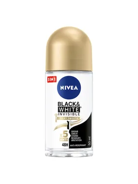 Black&White Invisible Silky Smooth antiperspirant roll-on 50ml