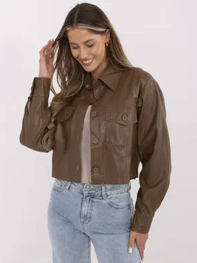 Women's brown transition jacket