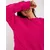 Women's fuchsia oversized sweater