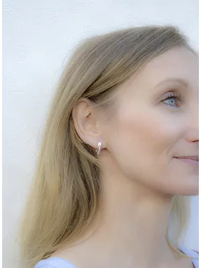 Fashion silver earrings AGUC2669