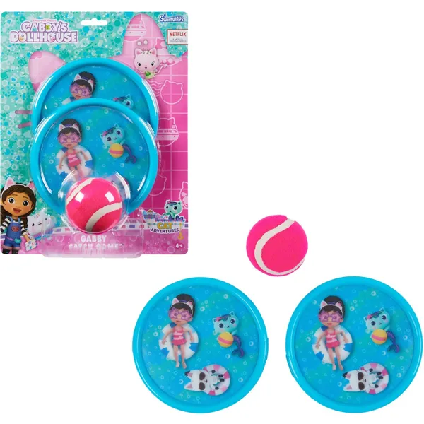 Swimways - Gabby''s Dollhouse Velcro ball game, catch ball game