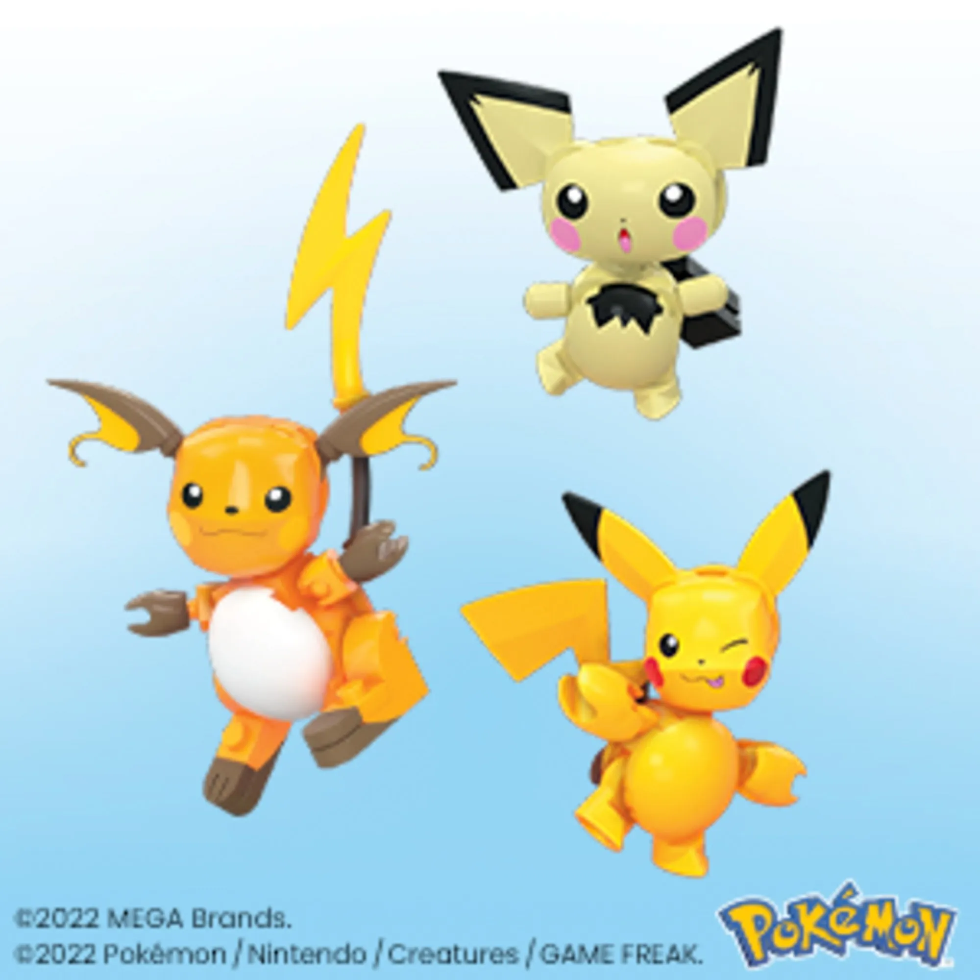 Mattel, MEGA Pokémon Pikachu Evolution Set, construction toy