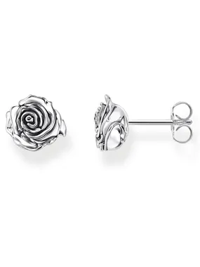 Thomas Sabo H2323-637-21 ear studs midnight rose silver Ladies