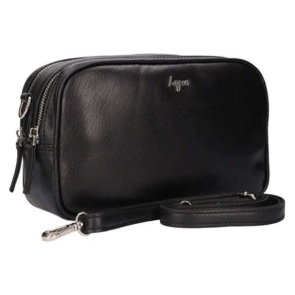 Women's leather crossbody bag BLC-23/2655 BLK