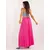 Women's dark pink flared skirt