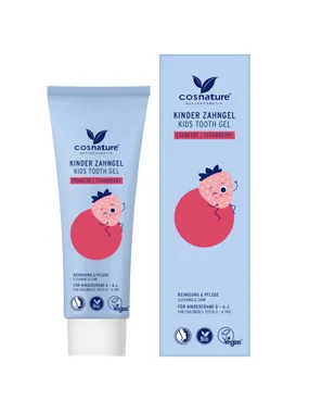 Kids tooth gel toothbrush for children with a strawberry flavor 75ml