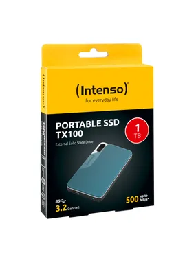Intenso Lesen/Schreiben bis zu 500 MB/s/1TB Blue, Grey