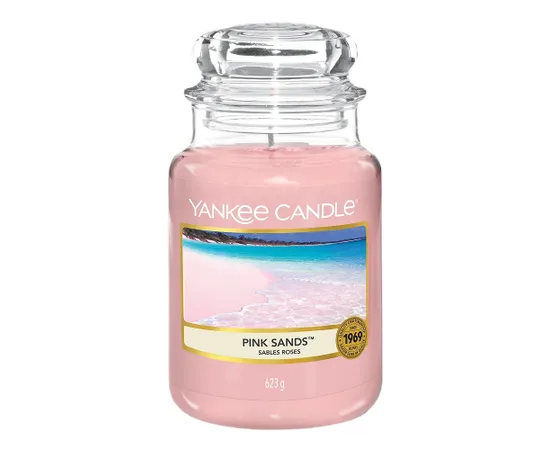 Scented candle, large jar, Pink Sands, 623g