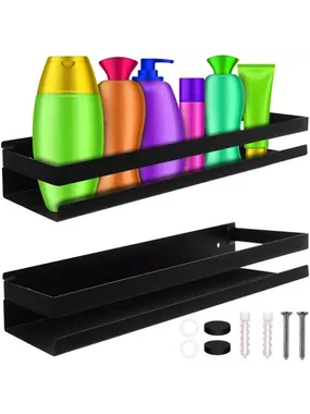 Ruhhy 19188 black bathroom shelf