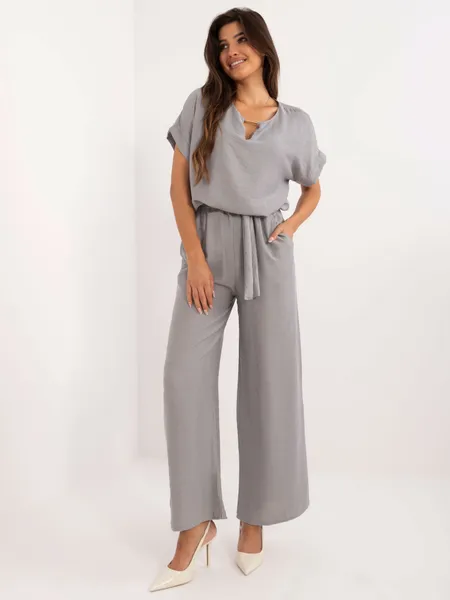 Women's gray summer set