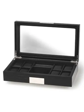 Rothenschild RS-2353-8BL Wooden Watch And Accessory Box [8] Black