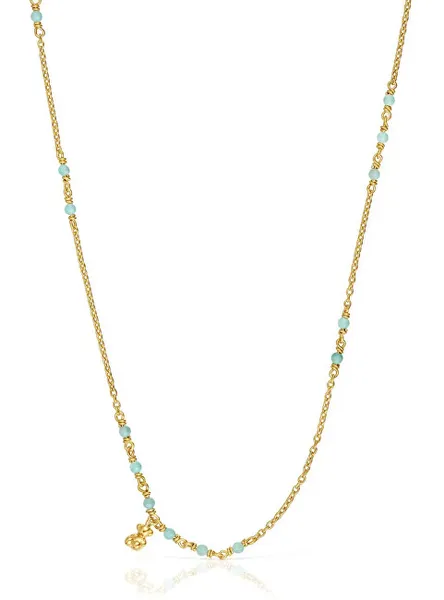 Bold Gold Plated Bold Bear Amazonite Chain 1003971800