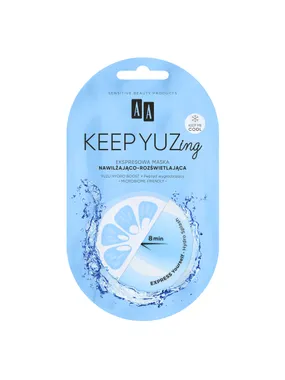 Keep Yuzing express moisturizing and illuminating mask 7ml