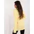 Women's light yellow cable knit sweater