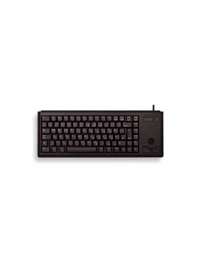 CHERRY G84-4400 TRACKBALL KEYBOARD Cading, PS2, melns, (QWERTY — UK)