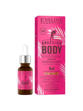 Brazilian Body concentrated self-tanning drops for face and body 18ml