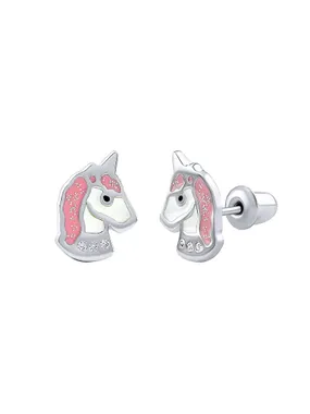 Silver earrings Baggio unicorns DCC056225E