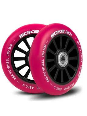 100 mm ruby ​​scooters 2 pcs