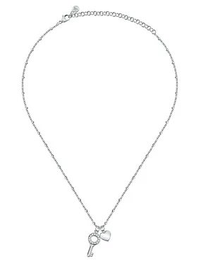 Original steel necklace with pendants Passioni SAUN07