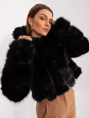 Women's black winter jacket