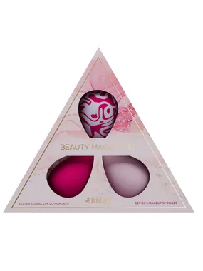 Beauty Makeup set of 3 makeup sponges