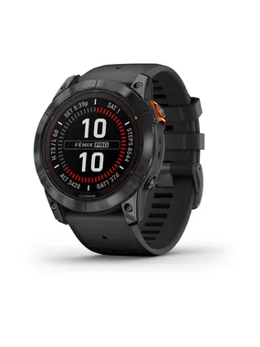 Garmin fēnix 7X Pro 3,56 cm (1,4 collas) MIP 51 mm digitālais 280 x 280 pikseļi Skārienekrāns Pelēks Wi-Fi GPS (satelīts)