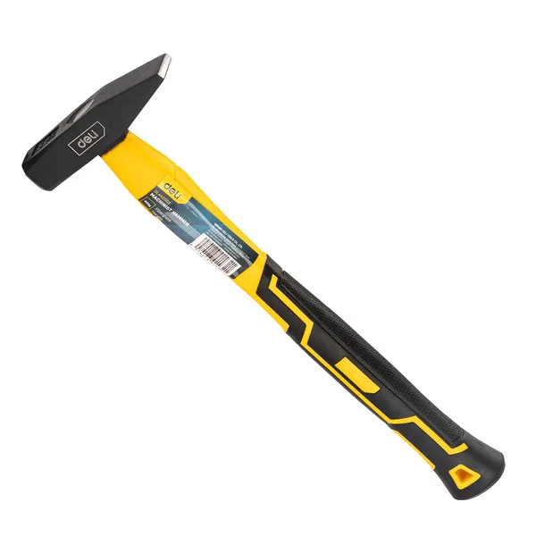 Machinist Hammer Deli Tools EDL442003, 0.3kg (yellow)