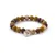 Bead bracelet made of mokaite MINK118 / 17